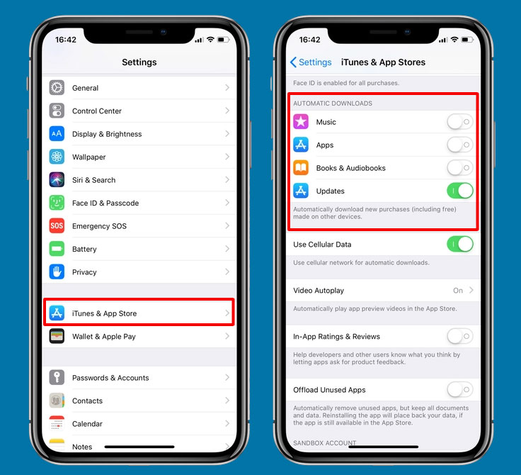 turn off automatic app updates on iphone 13