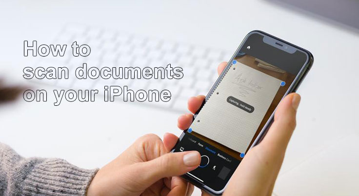 scan documents using iphone 13