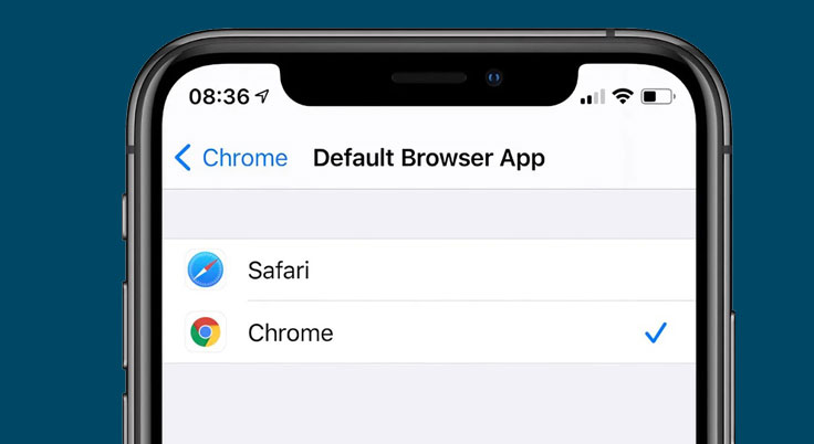 change default browser on iphone 13