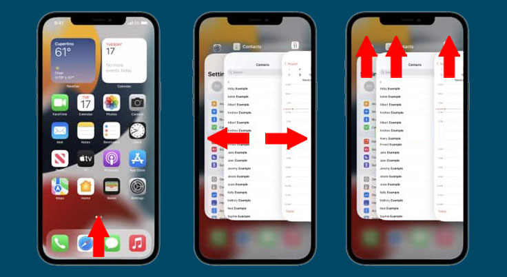 How to Close Running Apps on iPhone 13 One by One or At Once